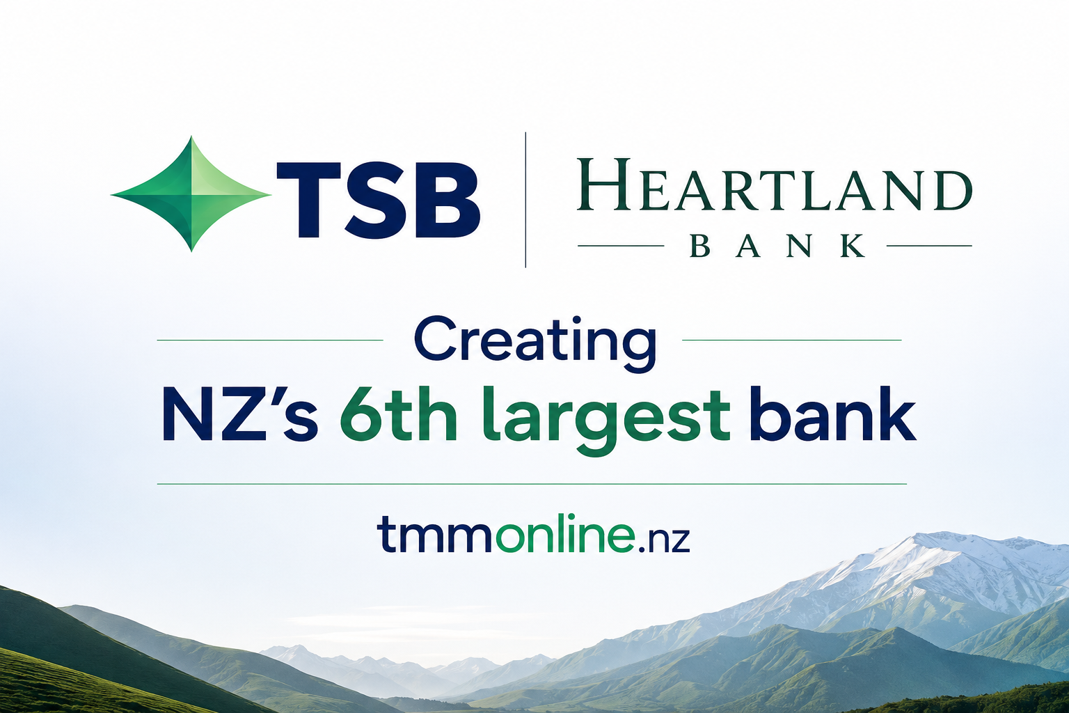 TSB Heartland to become NZ's sixth largest home loan provider